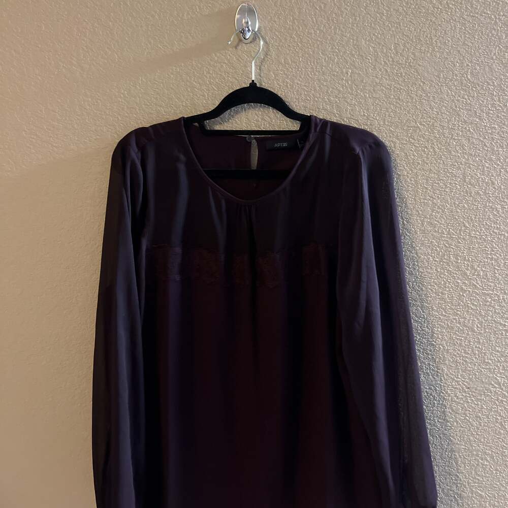 Apt. 9 Women's Dark Purple Blouse